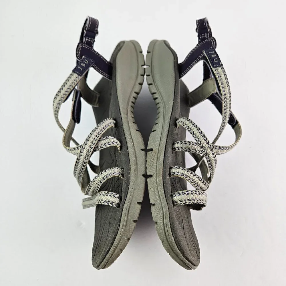 JBU by Jambu Adventure On Hypergrip Gray Adjustable Strap River Sandal 8
